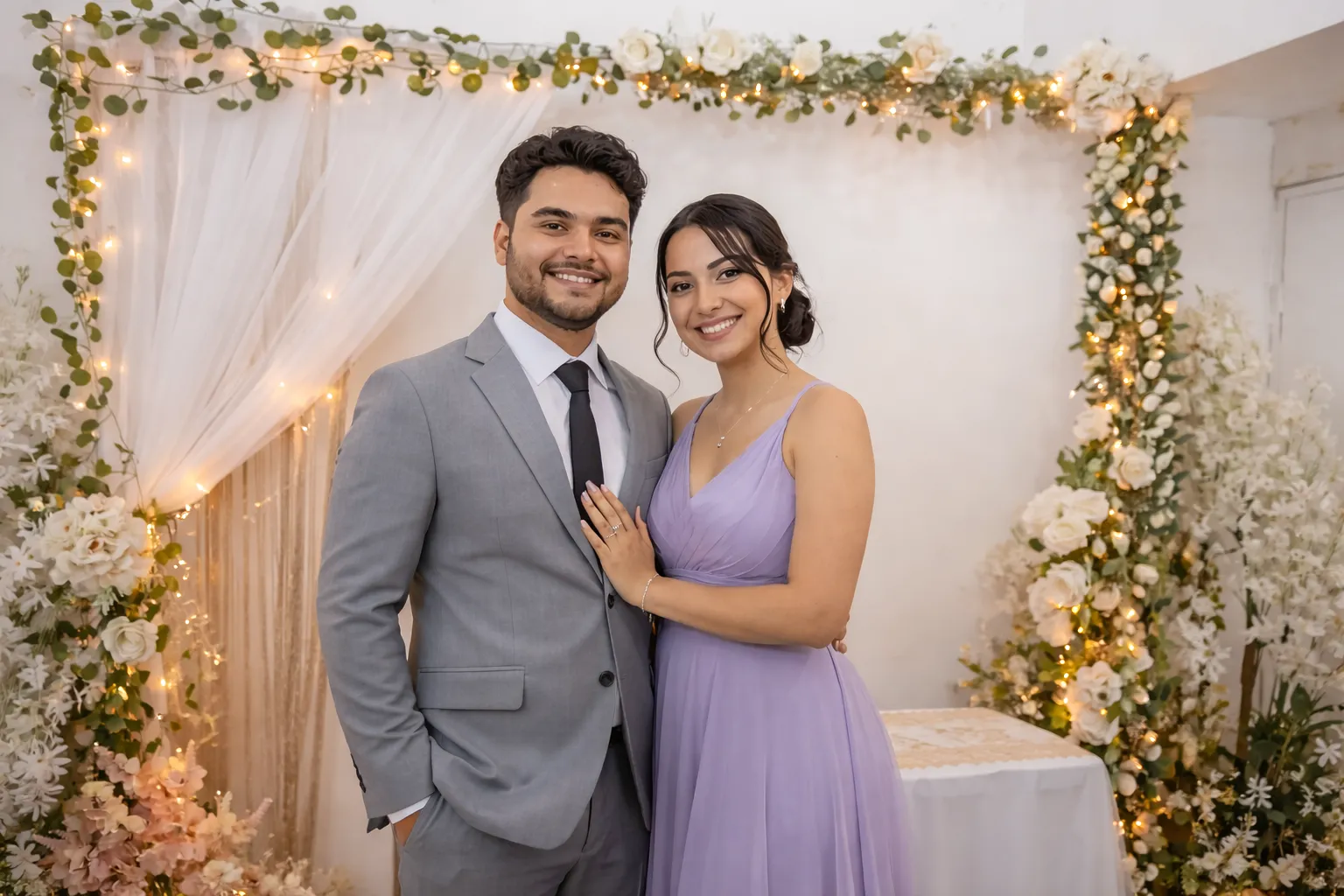 Novios en ceremonia civil en Bodas Express